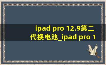 ipad pro 12.9第二代换电池_ipad pro 12.9第二代哪年出的